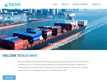 Tablet Screenshot of bluewaveresources.com
